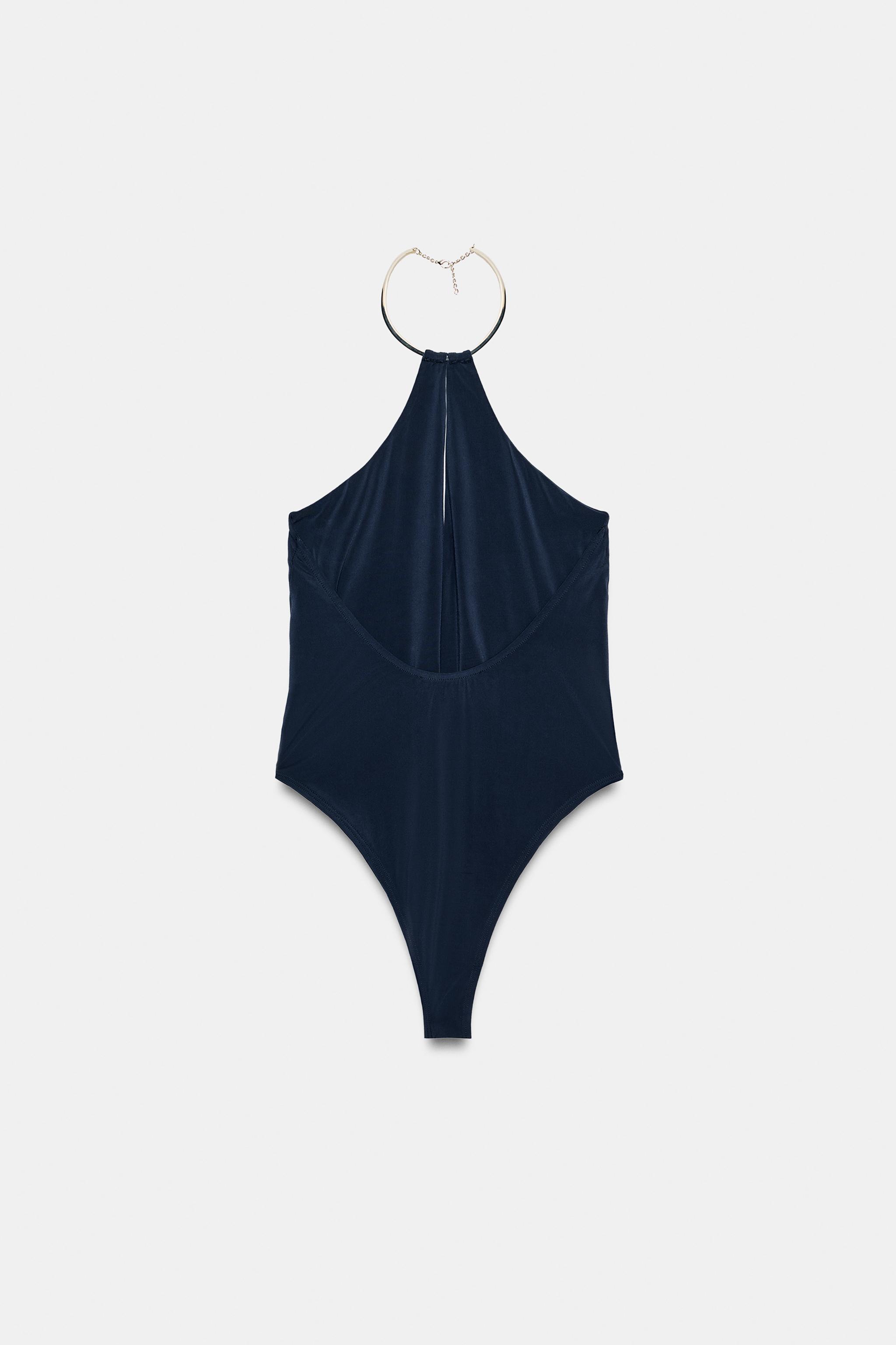 CHOKER HALTER BODYSUIT